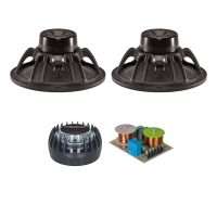 B&C 12NDL88, DCX464 en FB464v2 - de componenten voor een multiple entry horn met crossover